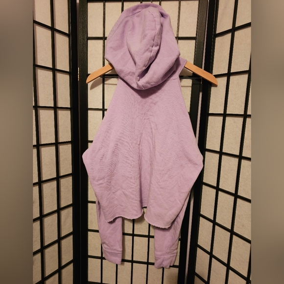 PINK Cold Shoulder‎ Purple Hoodie Size Small - Picture 2 of 6
